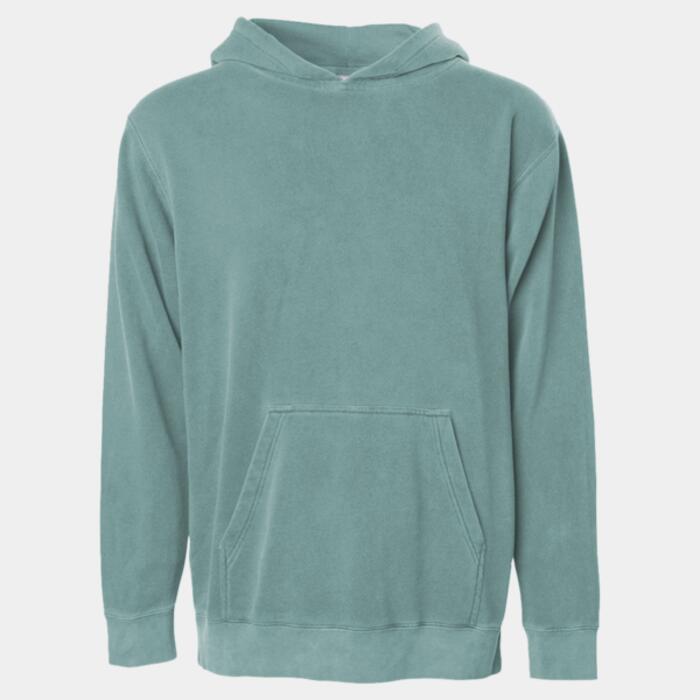 Youth Midweight Pigment-Dyed Hooded Sweatshirt Thumbnail