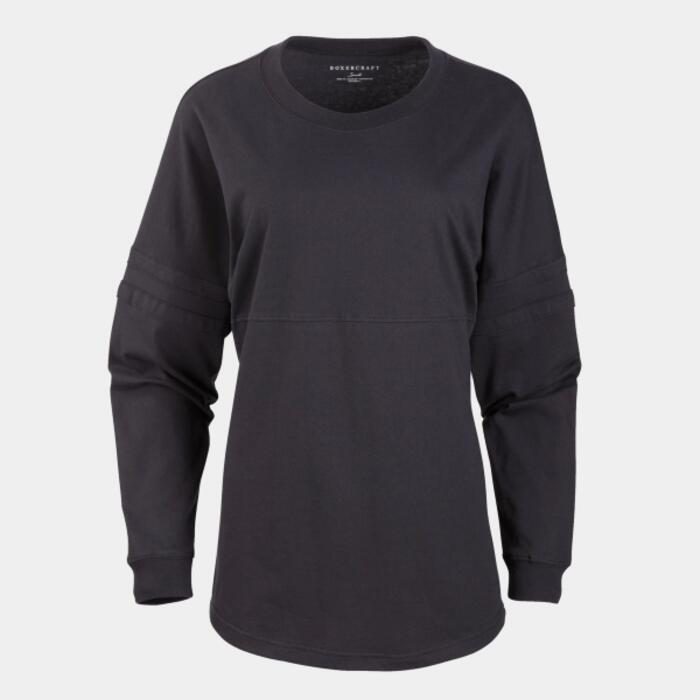 Women's Pom Pom Long Sleeve Jersey T-Shirt Thumbnail