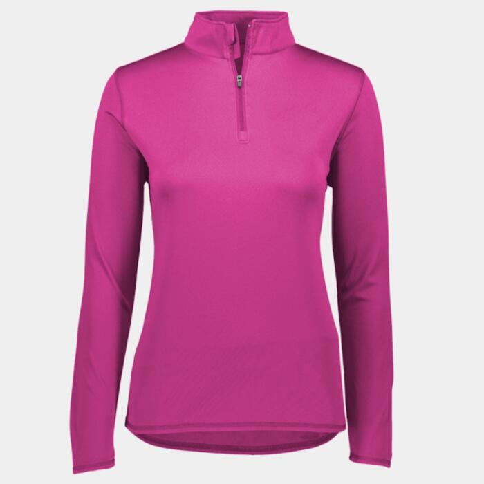 Ladies Attain Wicking 1/4 Zip Pullover Thumbnail