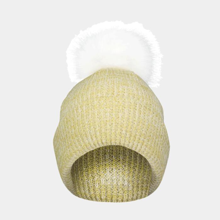 Faux Fur Pom Beanie Thumbnail