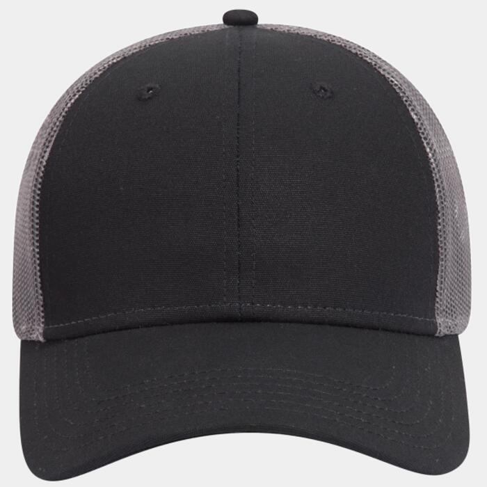 OTTO CAP 6 Panel Low Profile Mesh Back Trucker Hat Thumbnail