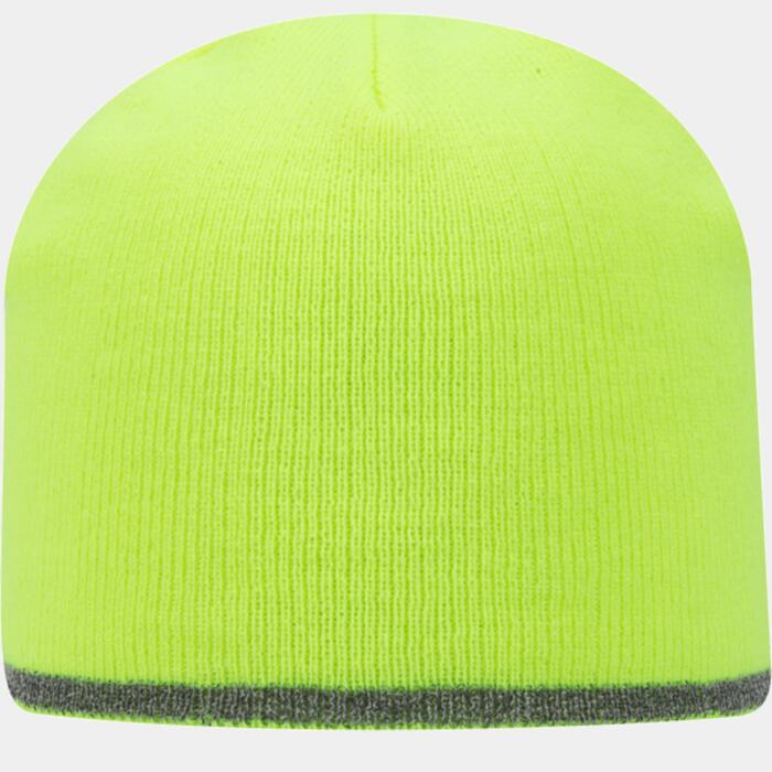 OTTO CAP 9" Classic Knit Beanie w/ Reflective Stripe Thumbnail