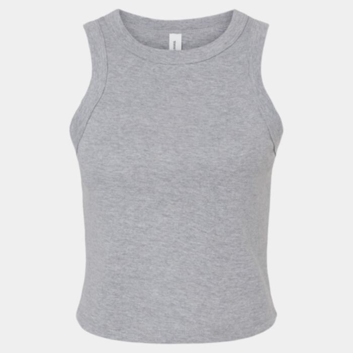Women's Micro Rib Racer Tank Thumbnail