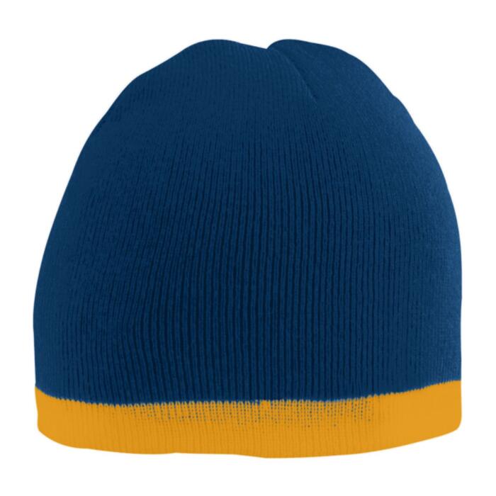 Two-Tone Knit Beanie Thumbnail