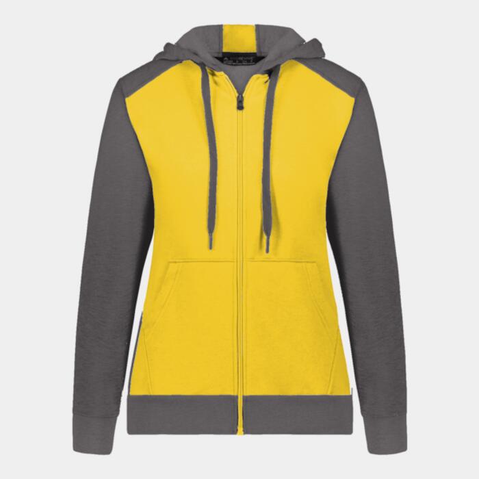 Ladies Three-Season Fleece Full Zip Hoodie Thumbnail