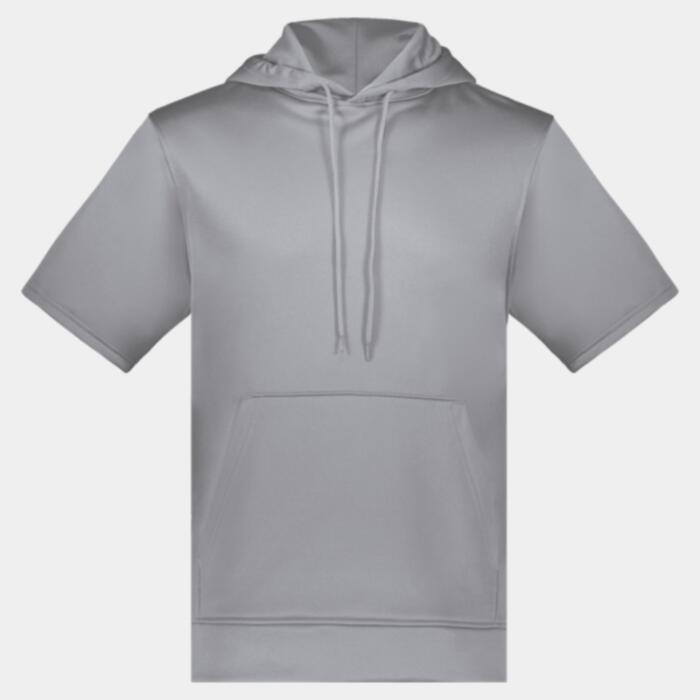 Unisex Fleece Short Sleeve Hooded Pullover Thumbnail