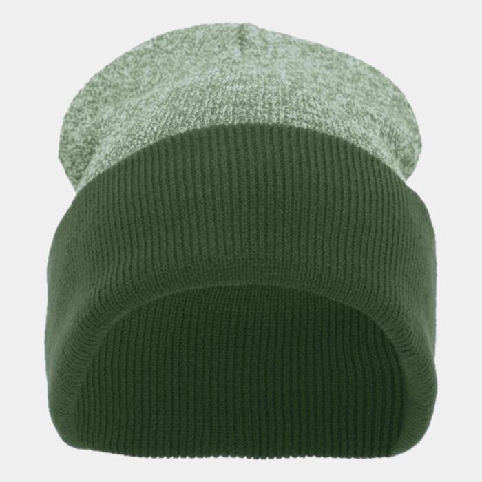 Heather Two-Tone Cuff Beanie Thumbnail