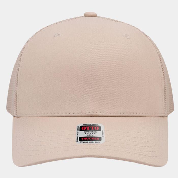 OTTO CAP Seamless 6 Panel Mid Profile Mesh Back Trucker Hat Thumbnail