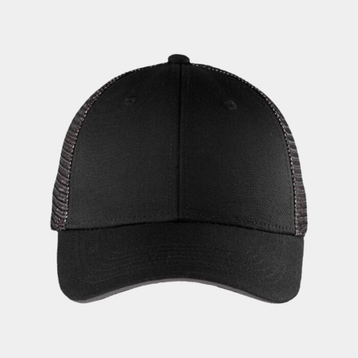 Double Mesh Snapback Sandwich Bill Cap Thumbnail
