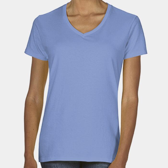 Garment-Dyed Women’s Midweight V-Neck T-Shirt Thumbnail