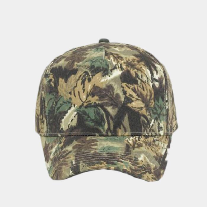 OTTO CAP Camouflage 5 Panel Mid Profile Baseball Cap Thumbnail