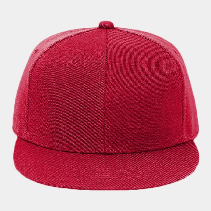 OTTO CAP "OTTO FIT" 6 Panel Mid Profile Flat Visor Baseball Cap Thumbnail