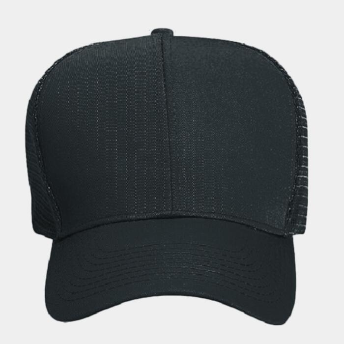 OTTO CAP 6 Panel Mid Profile Mesh Back Trucker Hat Thumbnail