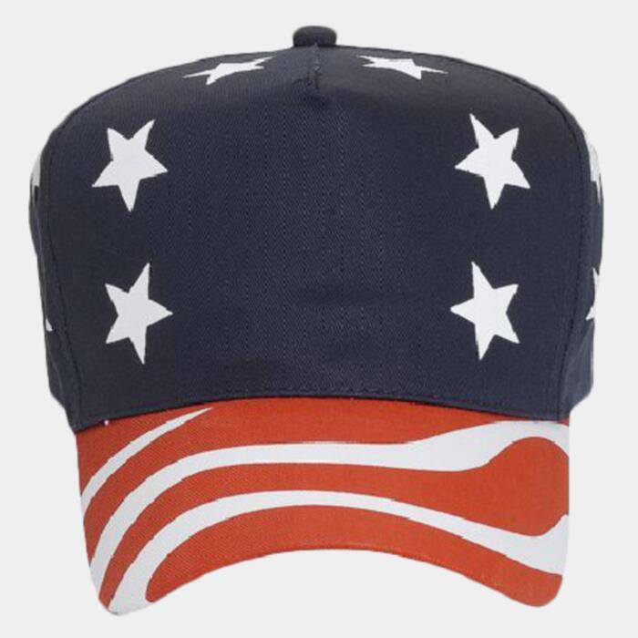 OTTO CAP 5 Panel Mid Profile Baseball Cap Thumbnail