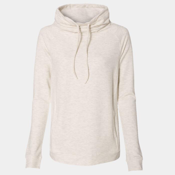 Women’s HeatLast™ Fleece Faux Cashmere Funnel Neck Sweatshirt Thumbnail