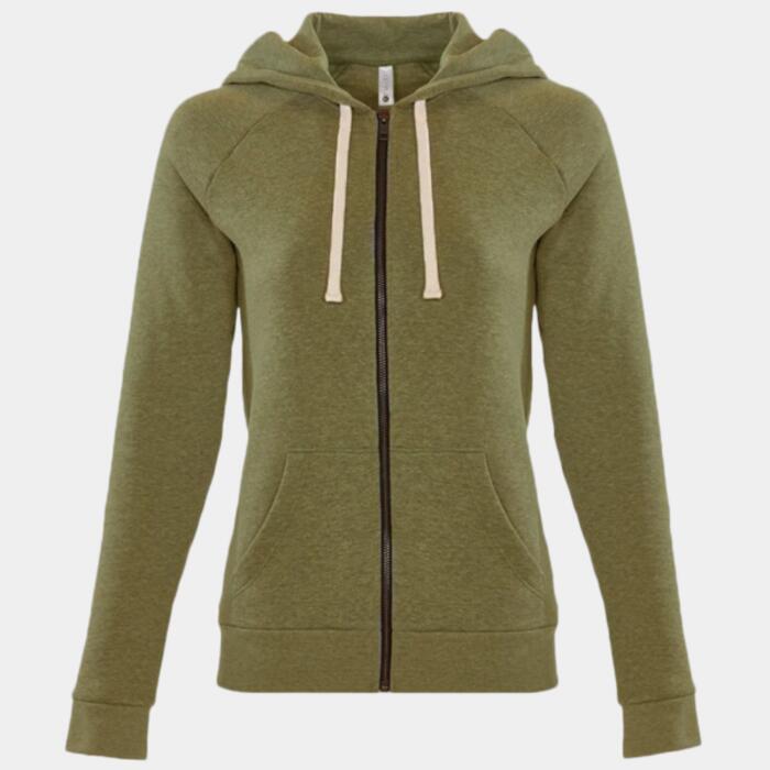 Women's Malibu Raglan Full-Zip Hoodie Sweatshirt Thumbnail