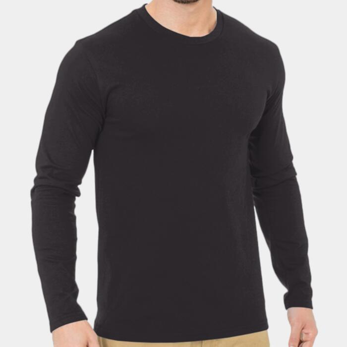 Unisex Fine Jersey Long Sleeve T-Shirt Thumbnail