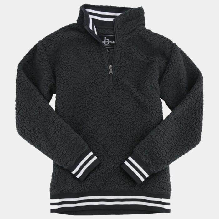 Unisex Varsity Sherpa Quarter-Zip Pullover Thumbnail