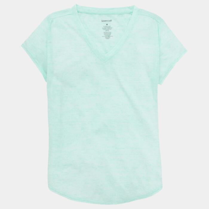 Girls' Snow Heather V-Neck T-Shirt Thumbnail