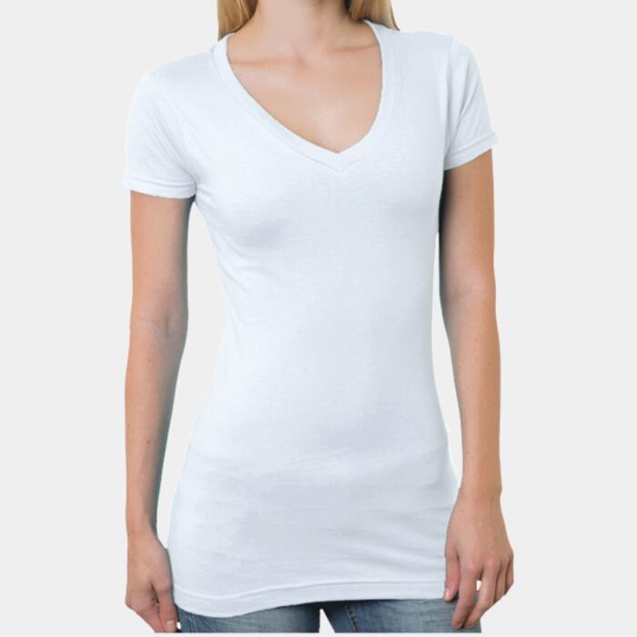 Women's USA-Made V-Neck T-Shirt Thumbnail