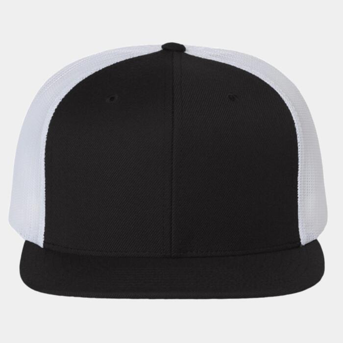 Wool Blend Flat Bill Trucker Cap Thumbnail