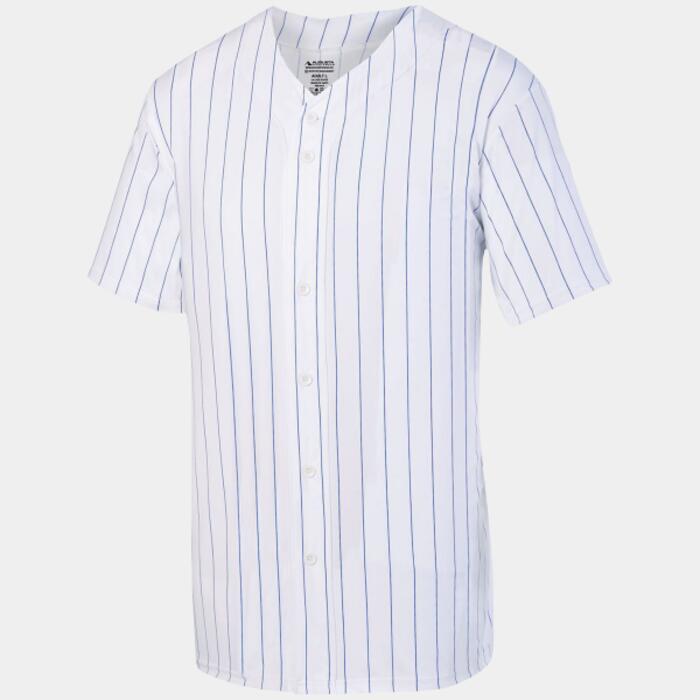 Youth Pinstripe Full-Button Jersey Thumbnail