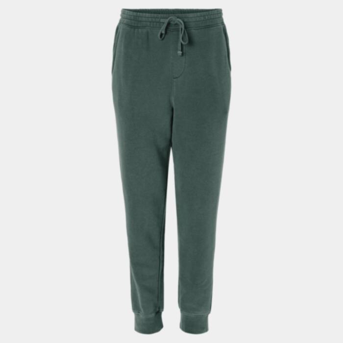 Unisex Pigment-Dyed Fleece Sweatpants Thumbnail