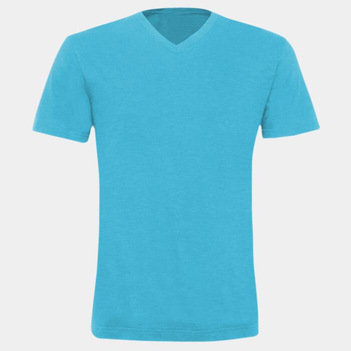 Unisex Triblend Short Sleeve V-Neck Tee Thumbnail