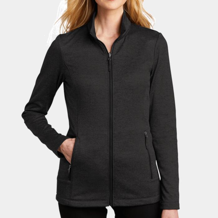 ® Ladies Collective Striated Fleece Jacket Thumbnail