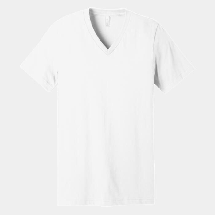 Unisex Jersey Short Sleeve V Neck Tee Thumbnail