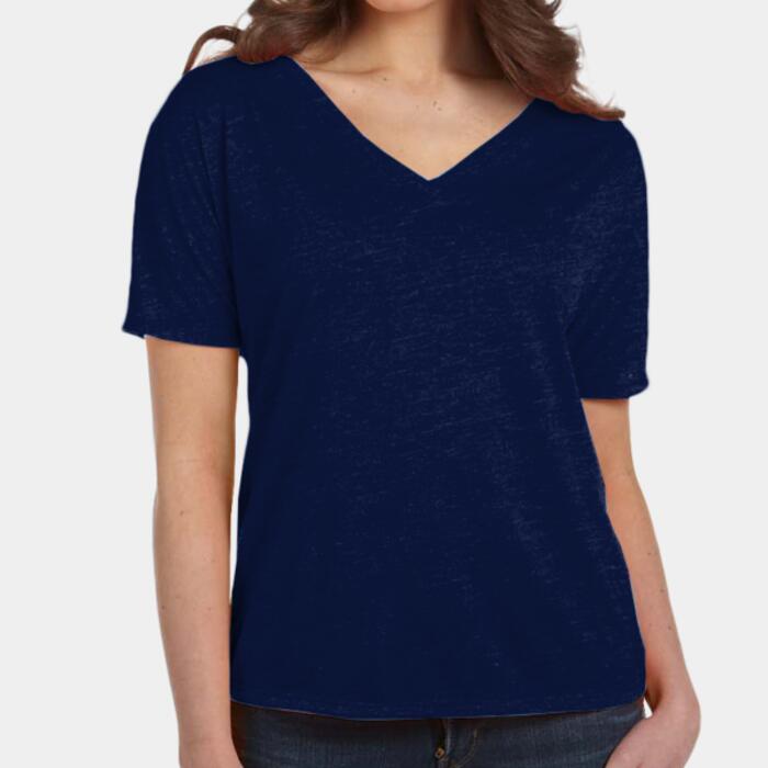 Ladies' Slouchy V-Neck T-Shirt Thumbnail