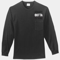 Tall Long Sleeve Essential T Shirt with Pocket Thumbnail