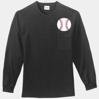 Tall Long Sleeve Essential T Shirt with Pocket Thumbnail